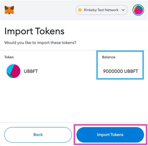 Metamask: Metamask Token Balance
